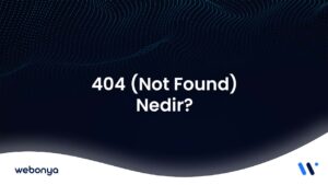 404 not found sayfa bulunamadı hatası
