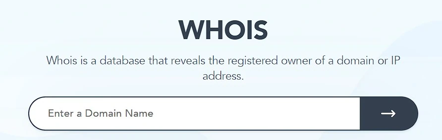 WHOIS Information Inquiry