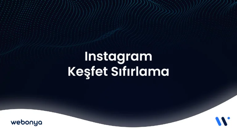 instagram kesfet sıfırlama