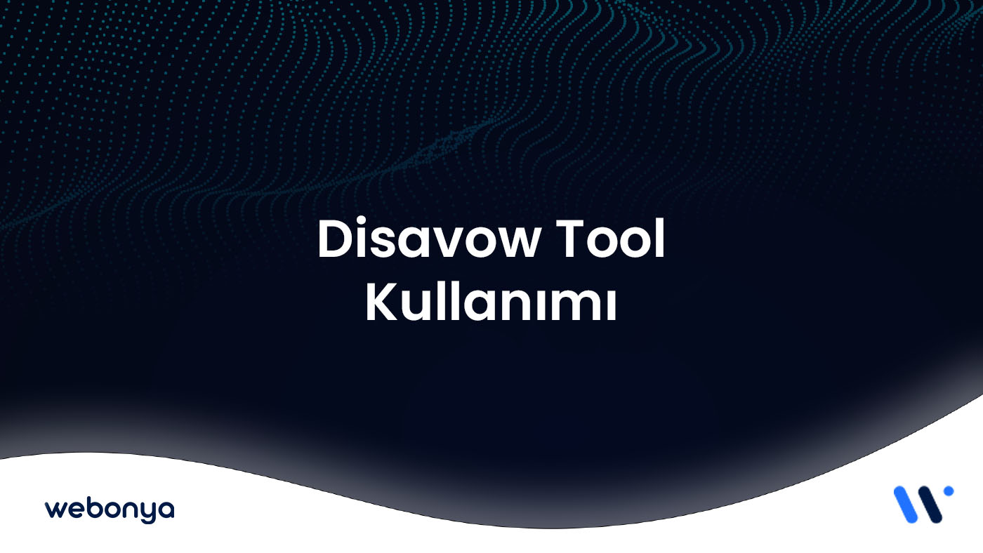 disavow tool kullanımı